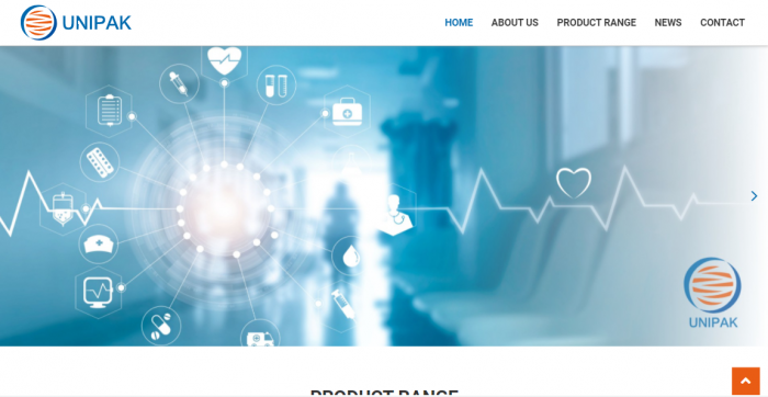 UNIPAK INC.網頁設計作品