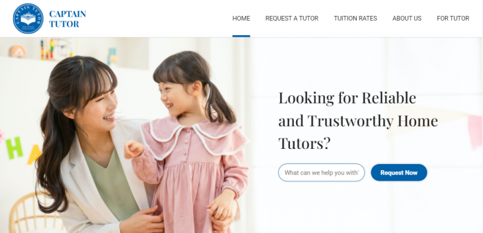 CAPTAIN TUTOR網頁設計作品